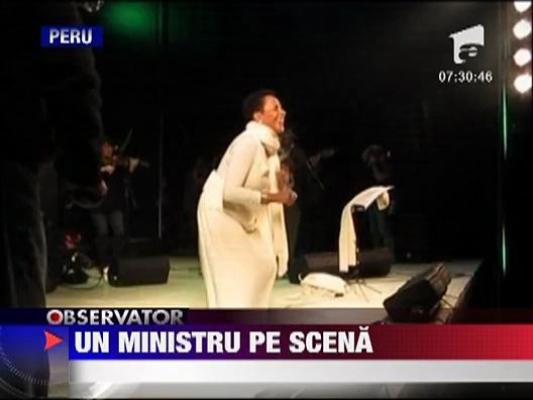 Ministrul Culturii din Peru va canta la Timisoara