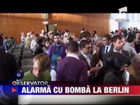Alarma cu bomba la Berlin