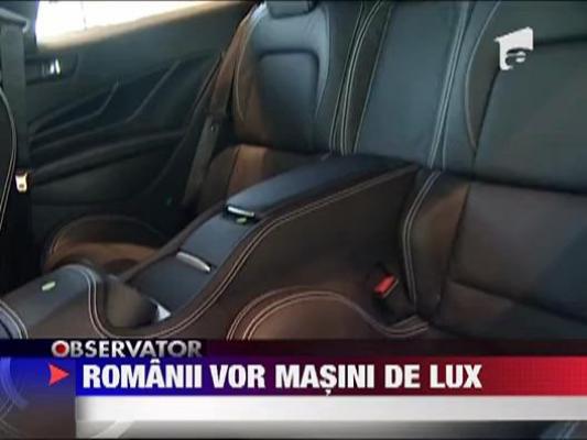 Romanii vor masini de lux