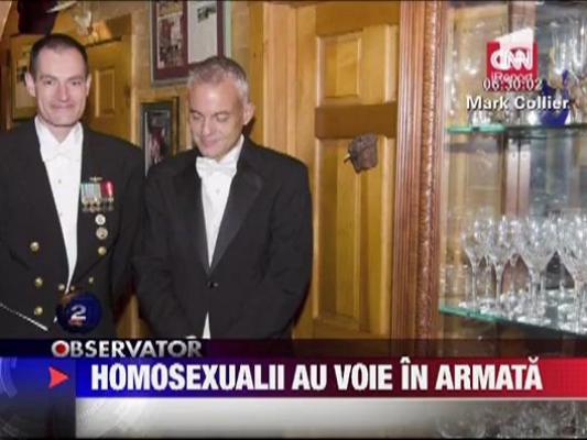 Homosexualii au voie in armata SUA