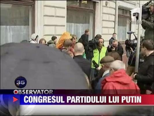 Congresul partidului lui Vladimir Putin