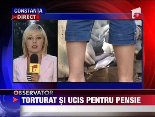 Pensionar torturat si omorat pentru 33 de lei, in Tulcea