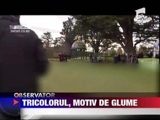 Tricolorul Romaniei, batjocorit in Noua Zeelanda la un meci de rugby‎