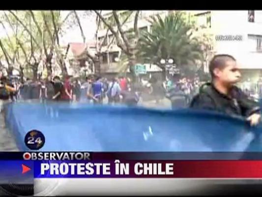 Ciocniri violente in Chile