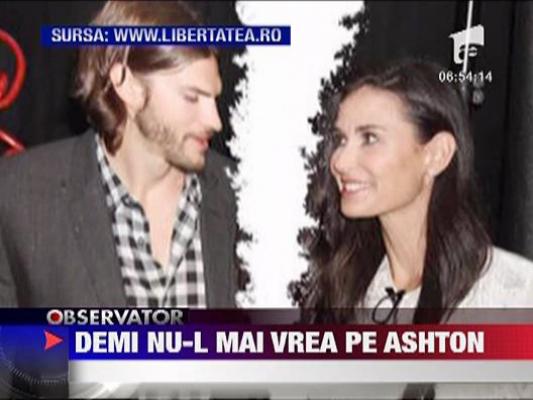 Demi Moore este pregatita sa divorteze de sotul ei mult mai tanar, Ashton Kutcher