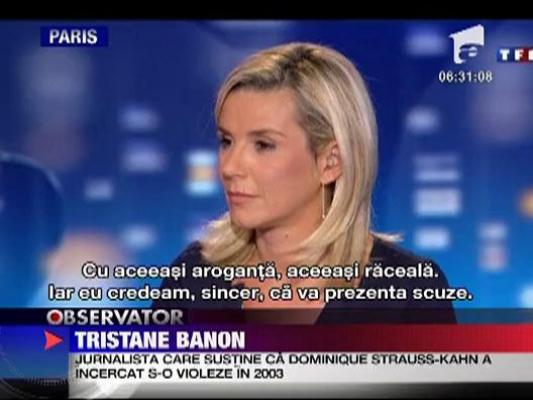 Dominique Strauss Kahn fata in fata cu jurnalista Tristane Banon