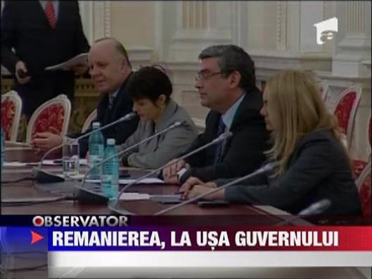 Remanierea, la usa Guvernului