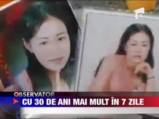 O femeie a imbatranit cu 30 de ani intr-o saptamana ‎