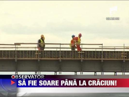 Emil Boc i-a tras de urechi ieri pe constructorii autostrazii Arad-Timisoara