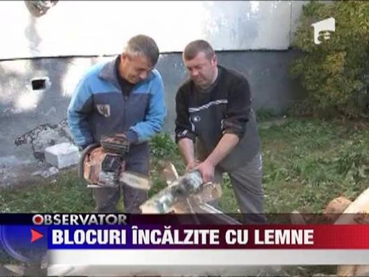 In 2011 se incalzesc cu lemne la bloc