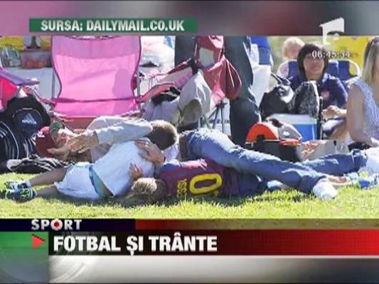 Beckham si-a scos baietii in parc