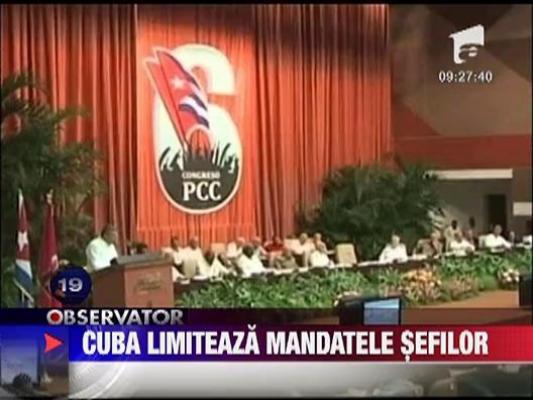 Cuba vrea sa limiteze durata mandatelor presedintelui si demnitarilor