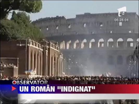 Un roman, printre „indignatii“ arestati in timpul protestelor de la Roma