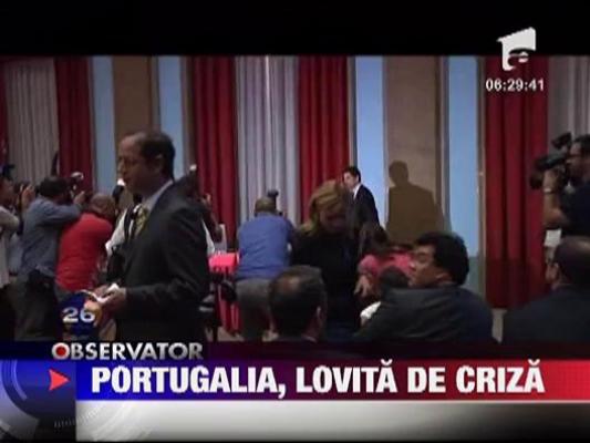 Portugalia, lovita de criza