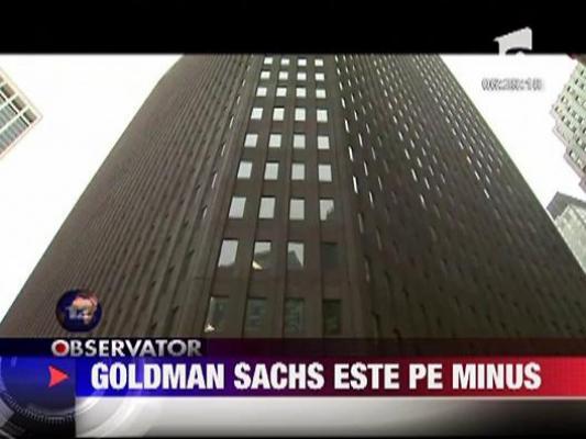 Goldman Sachs a inregistrat din nou pierderi