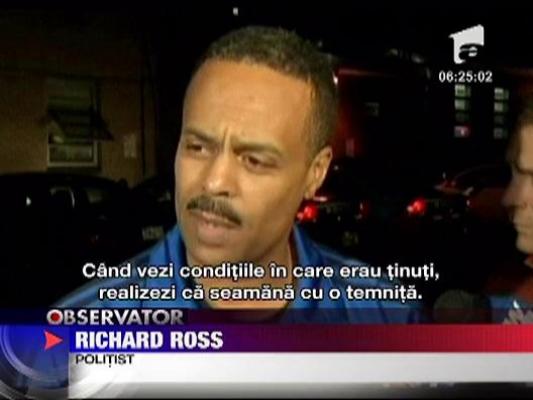 Trei americani au tinut in lanturi patru persoane cu probleme mintale ca sa incaseze ajutoarele lor financiare