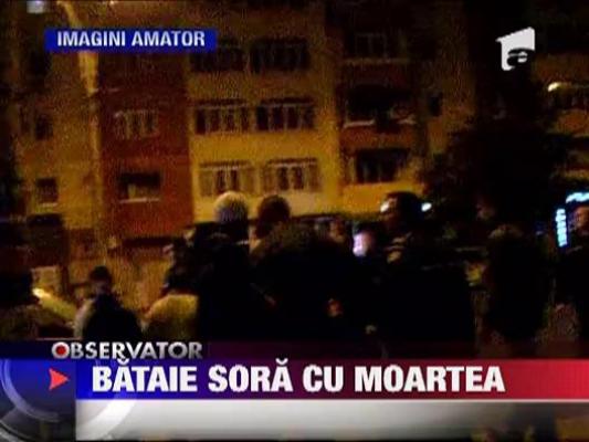 IMAGINI SOCANTE! Update / Bataie cu bate si pietre in Bacau