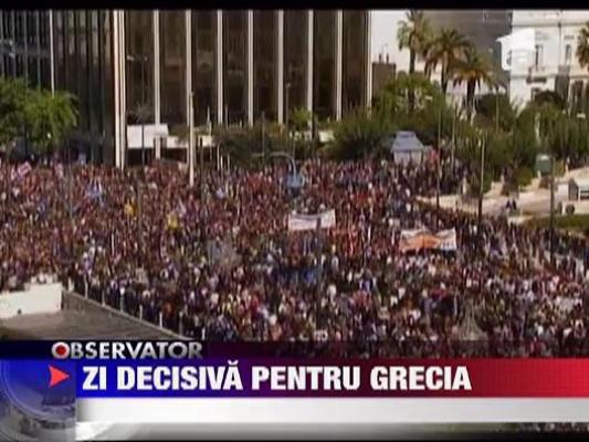 Zi decisiva pentru Grecia