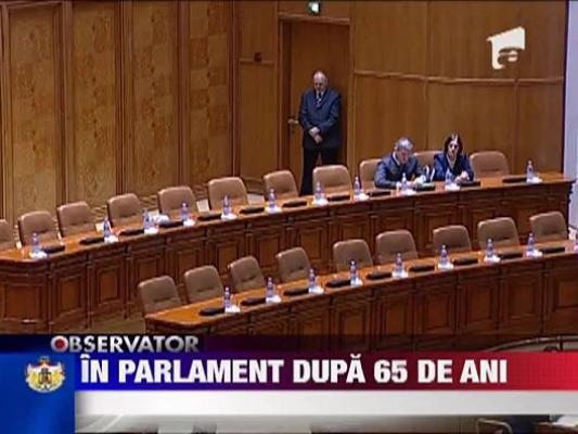 Regele Mihai, in Parlament dupa 65 de ani