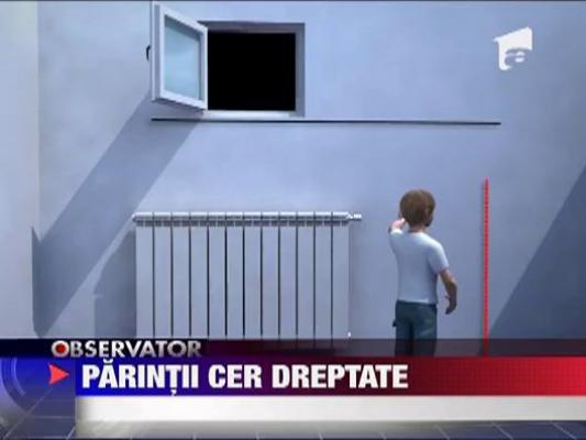 Parintii baietelului de 4 ani care a cazut de la mansarda unei gradinite vor despagubiri