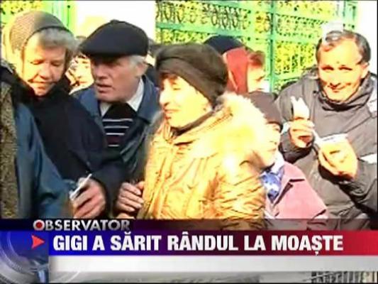 Gigi Becali la moastele Sfantului Andrei