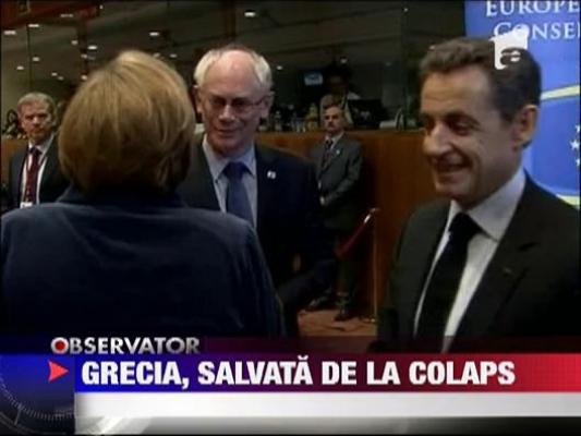Grecia, salvata de la colaps