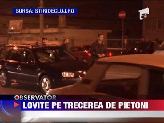 Lovite pe trecerea de pietoni