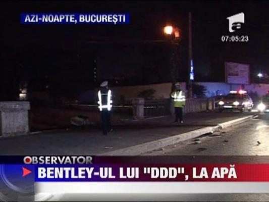 Masina lui Dan Diaconescu a ajuns in raul Dambovita