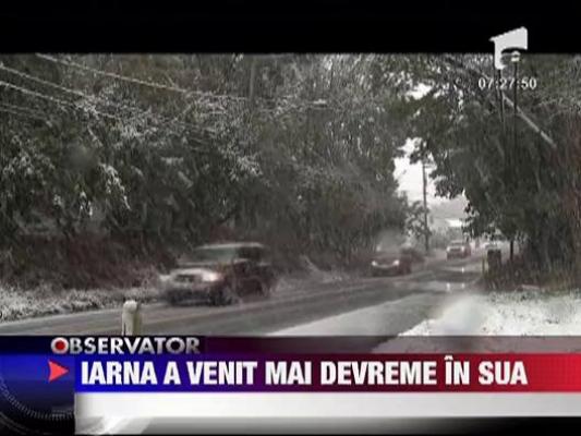 Iarna a venit mai devreme in SUA