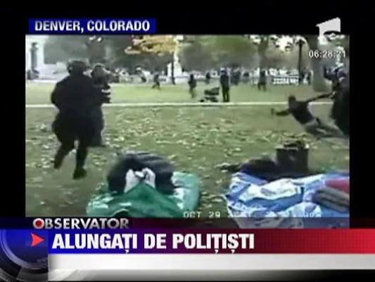 Actiunile de protest din SUA, "Ocupati Wall Street", tot mai violente