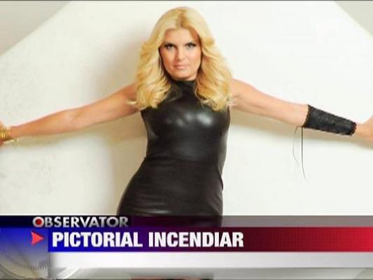 Pictorial incendiar cu Elena Udrea