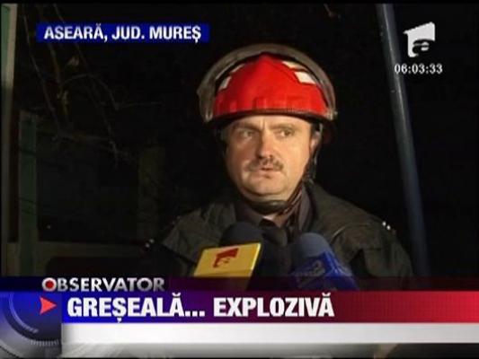 Explozie din... greseala