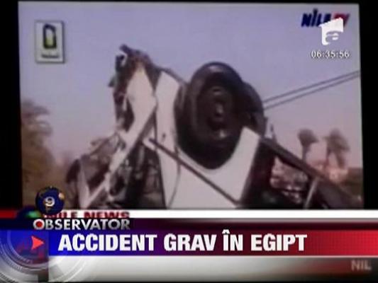 Grav accident de circulatie in Egipt