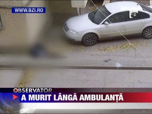 IMAGINI SOCANTE! Update / A murit in curtea spitalului Parhon din Iasi