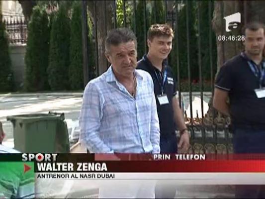 Zenga se ia de Becali