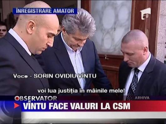 Sorin Ovidiu Vintu si-a pus in cap Procurorul General al Romaniei