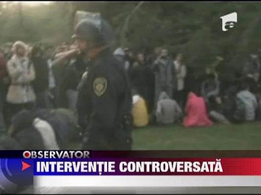 Interventie controversata a unui politist american