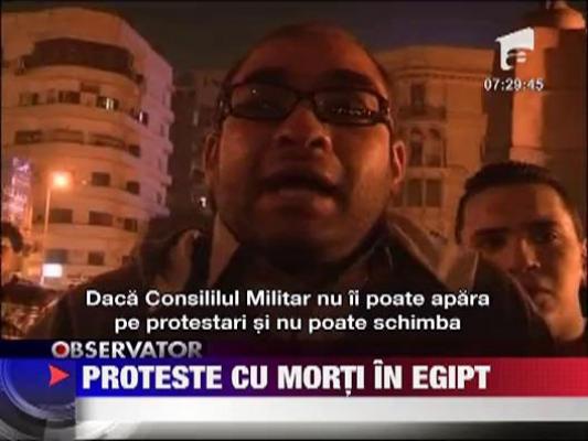 Proteste cu morti in Egipt