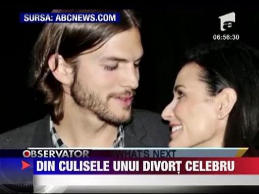 Demi Moore si Ashton Kutcher, cauza divortului