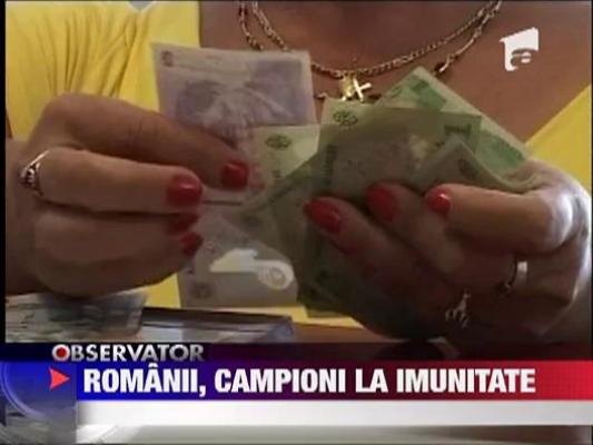 Romanii sunt campionii imunitatii in Europa