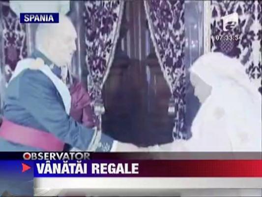 Regele Juan Carlos al Spaniei si-a invinetit un ochi