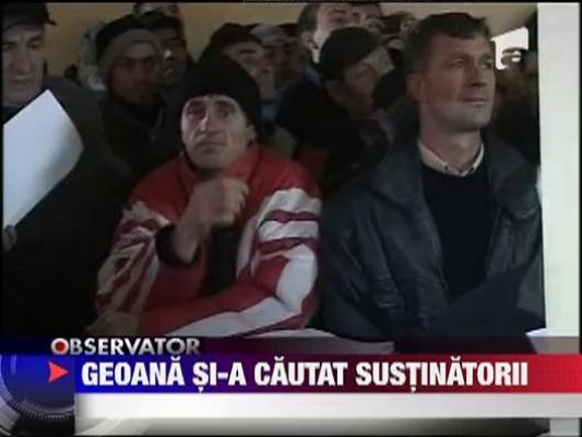 Baie de multime la Dabuleni pentru Mircea Geoana