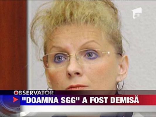 Secretarul General al Guvernului a fost demis