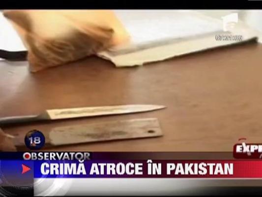 Crima sinistra in Pakistan