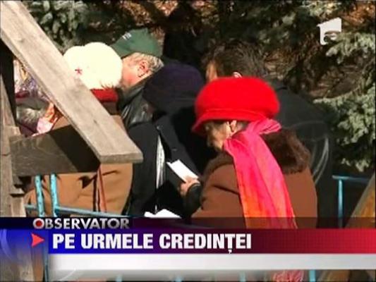 UPDATE / Pelerinaj la mormantul parintelui Arsenie Boca