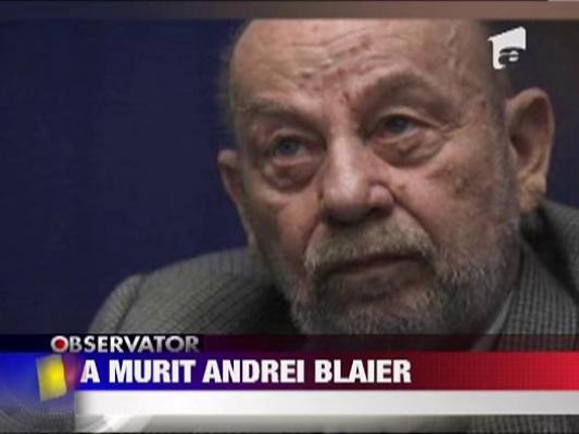 A murit regizorul Andrei Blaier