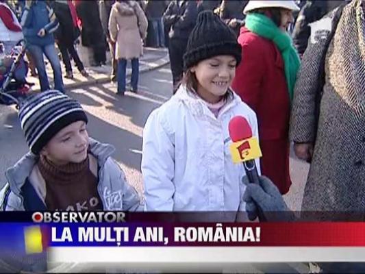 Romanii si-au intors azi fata catre Romania!