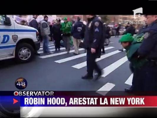 Robin Hood, arestat la New York