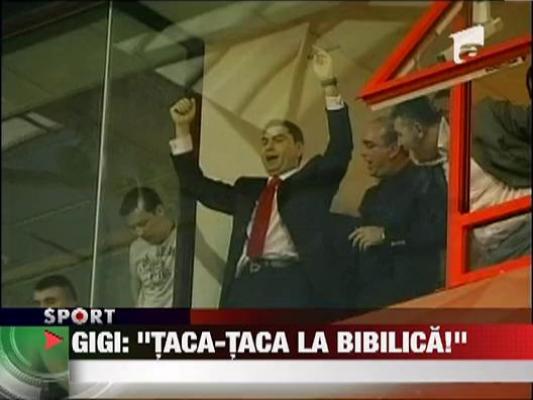 Gigi Becali rade e finul Borcea!