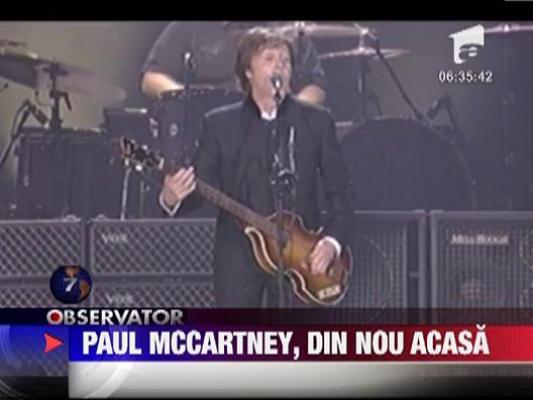 Sir Paul McCartney, din nou acasa